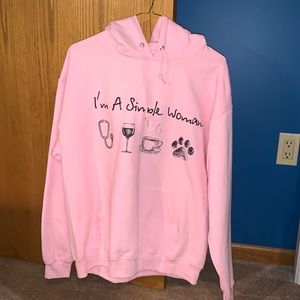 Pink Hoodie; NWOT